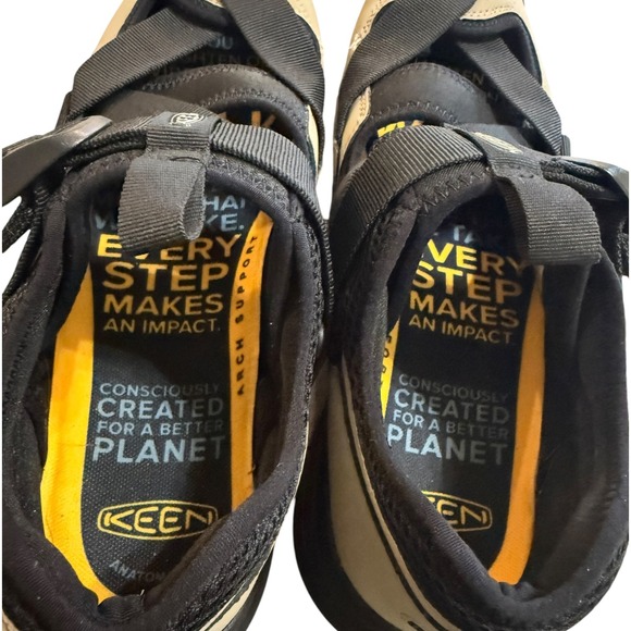 KEEN Zerraport II Mens Sandals Tan Black Outdoor Hiking Shoes 10180222 Size 10